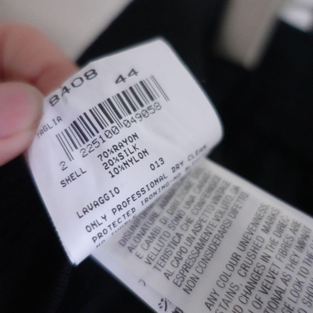 GIORGIO ARMANI レーヨンシルクナイロン　コーデュロイトラウザーズ