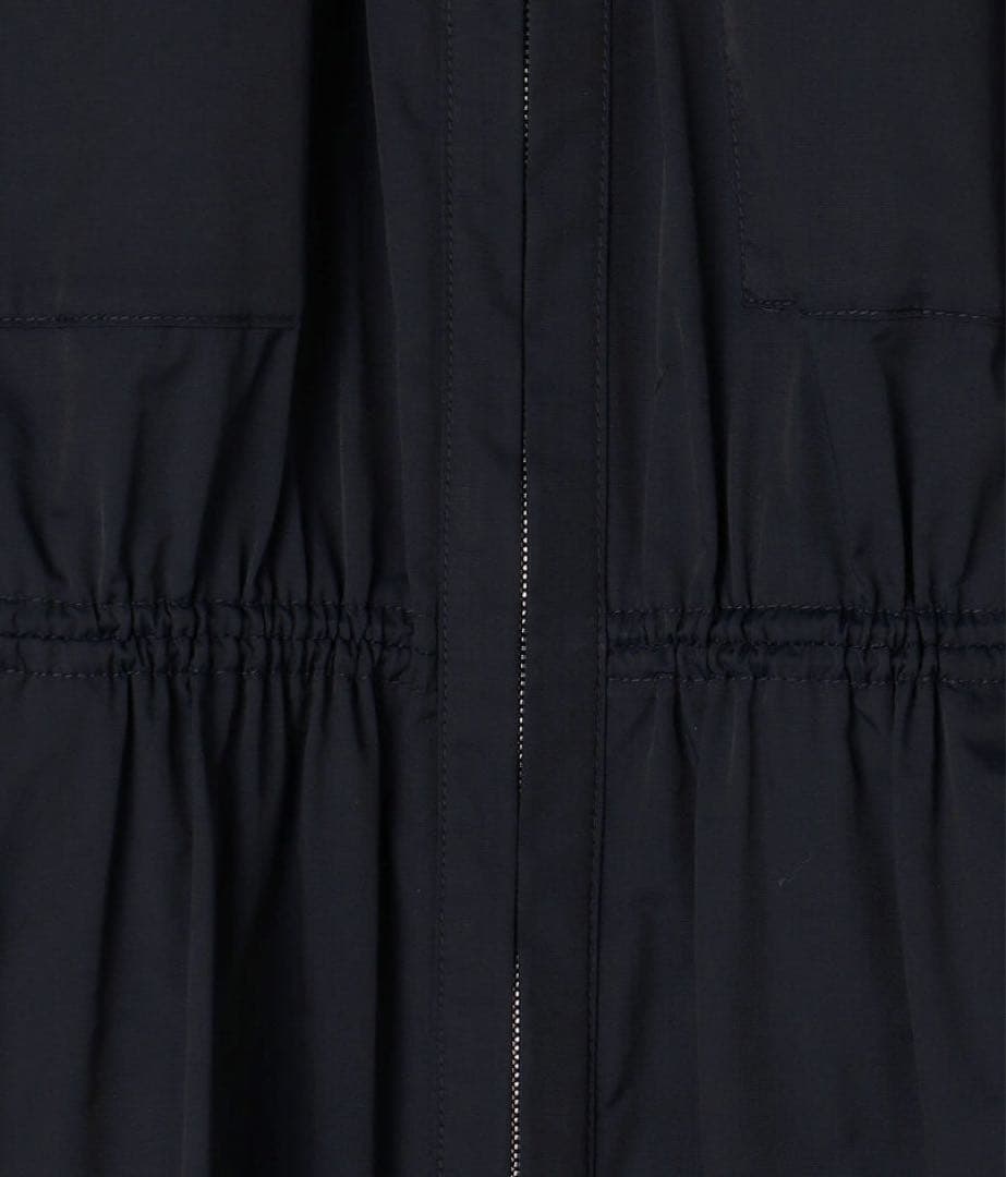 Ballsey ライトタフタ ジップアップロングコート ネイビー 36