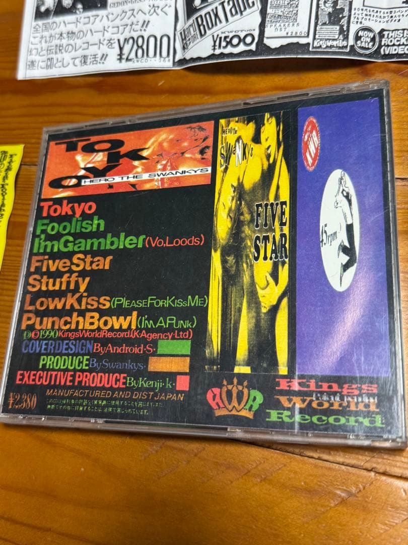 TOKYO THE SWANKYS CD 帯つき　スワンキーズ