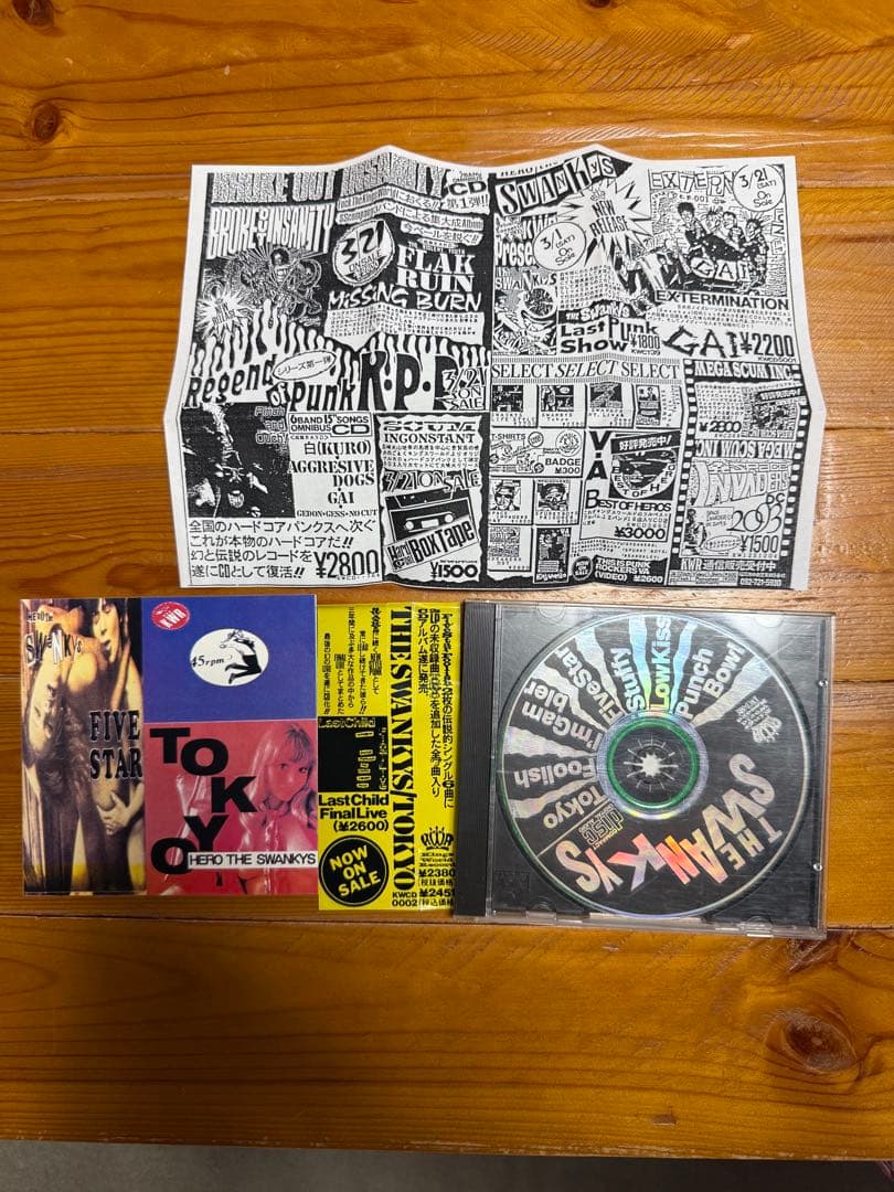 TOKYO THE SWANKYS CD 帯つき　スワンキーズ
