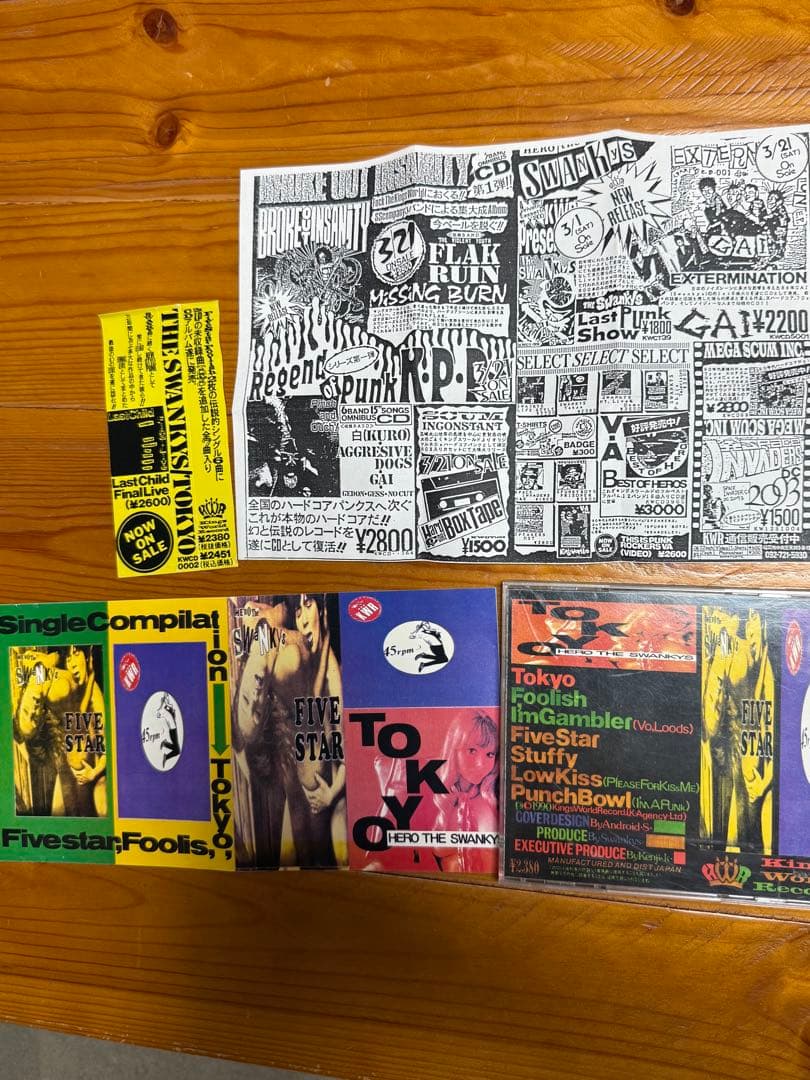 TOKYO THE SWANKYS CD 帯つき　スワンキーズ