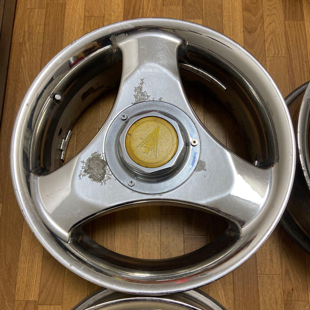 ウェッズ メッキホイール 17インチ　PCD139.7 6穴　3本スポーク