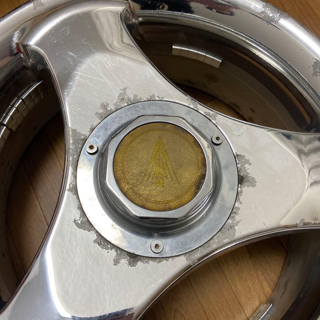 ウェッズ メッキホイール 17インチ　PCD139.7 6穴　3本スポーク