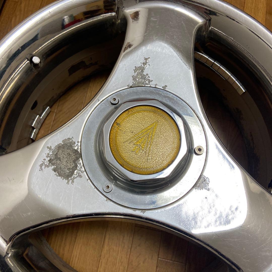 ウェッズ メッキホイール 17インチ　PCD139.7 6穴　3本スポーク