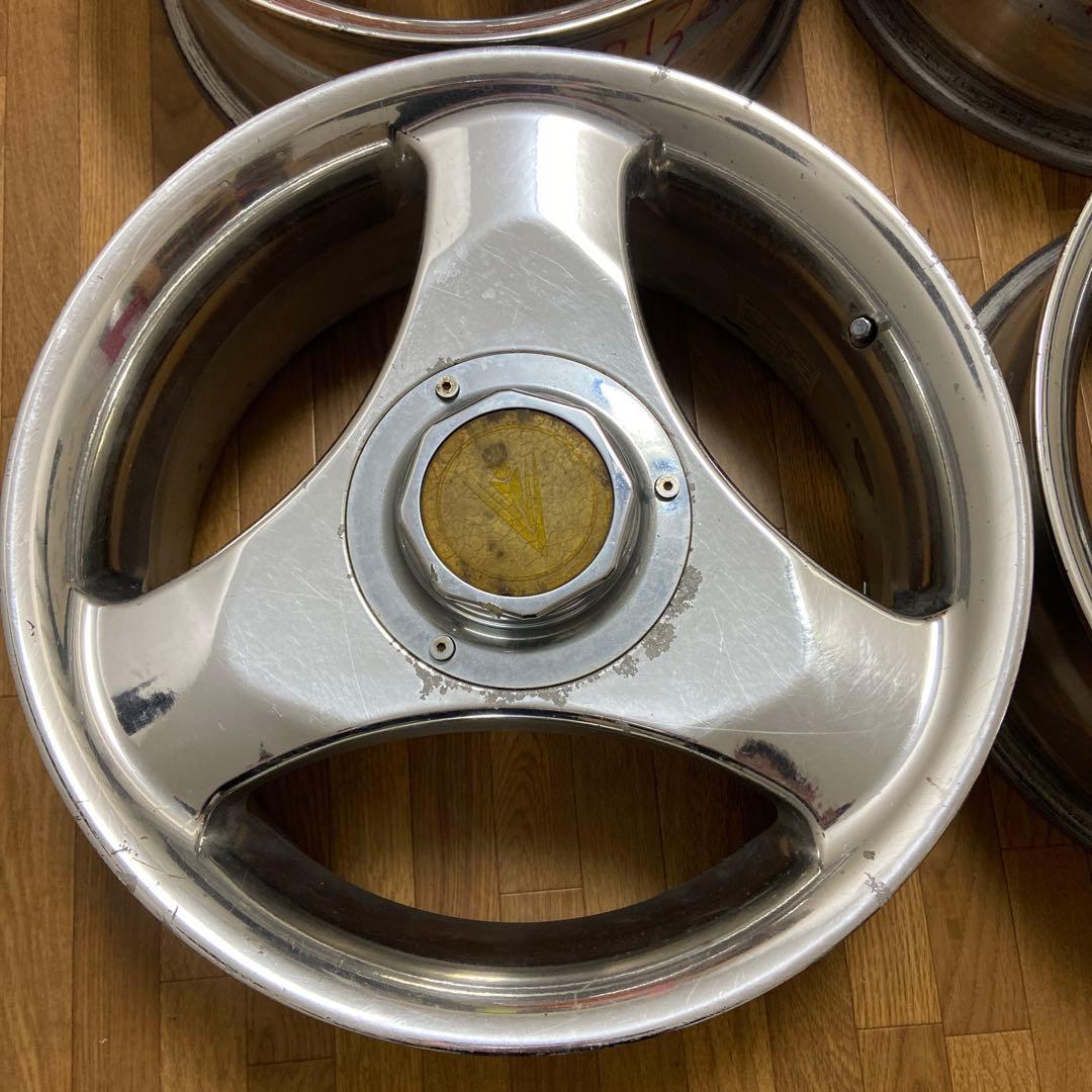 ウェッズ メッキホイール 17インチ　PCD139.7 6穴　3本スポーク