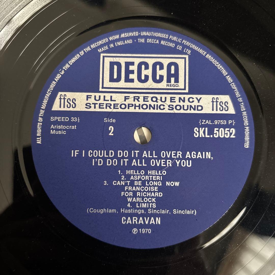 Caravan if I could do it … UK初回盤LP キャラバン