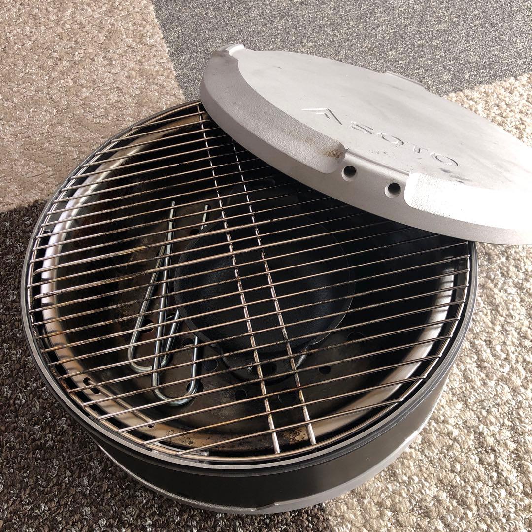 SOTO デュアルグリル 別売オプション収納ケース等付き　キャンプ　焚き火