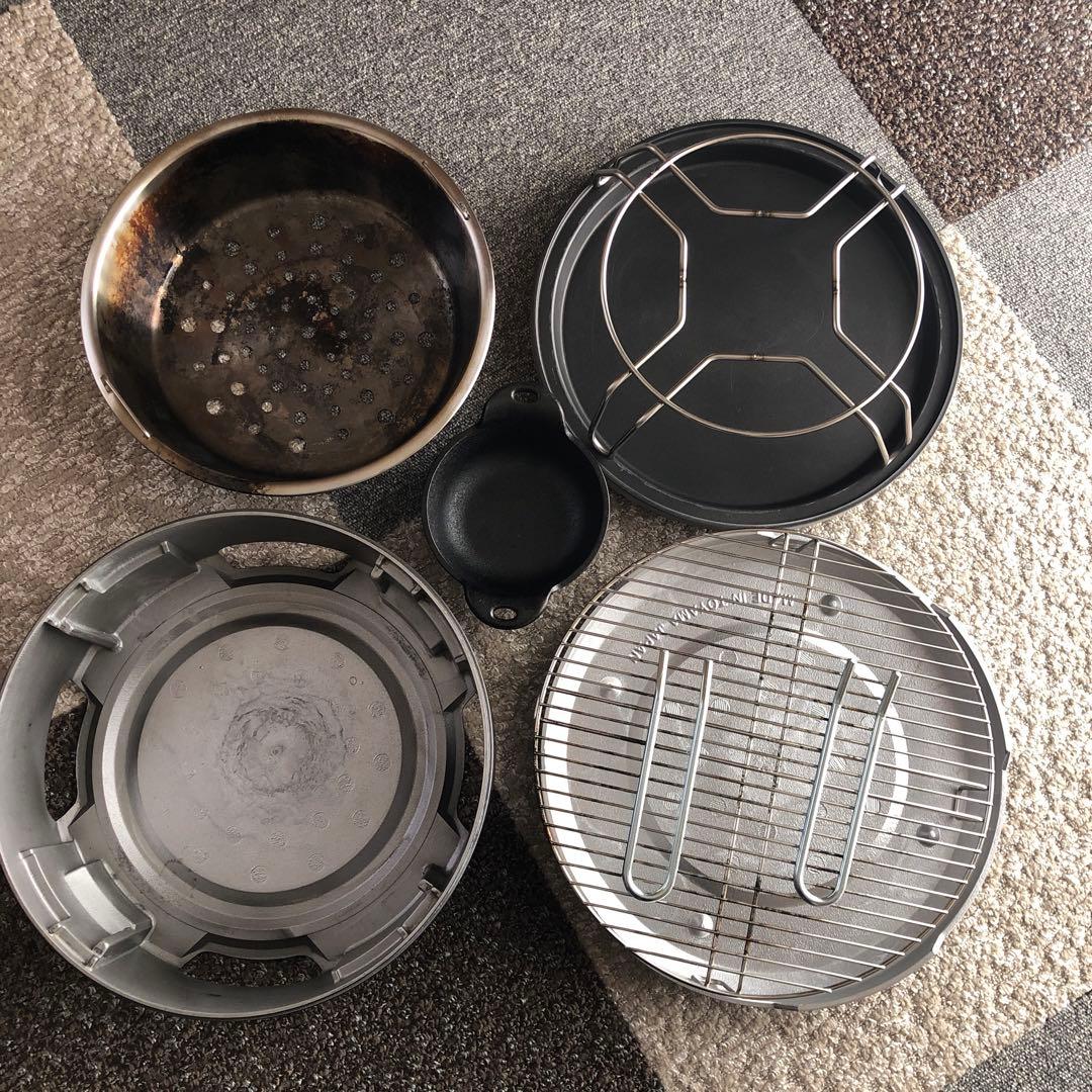 SOTO デュアルグリル 別売オプション収納ケース等付き　キャンプ　焚き火