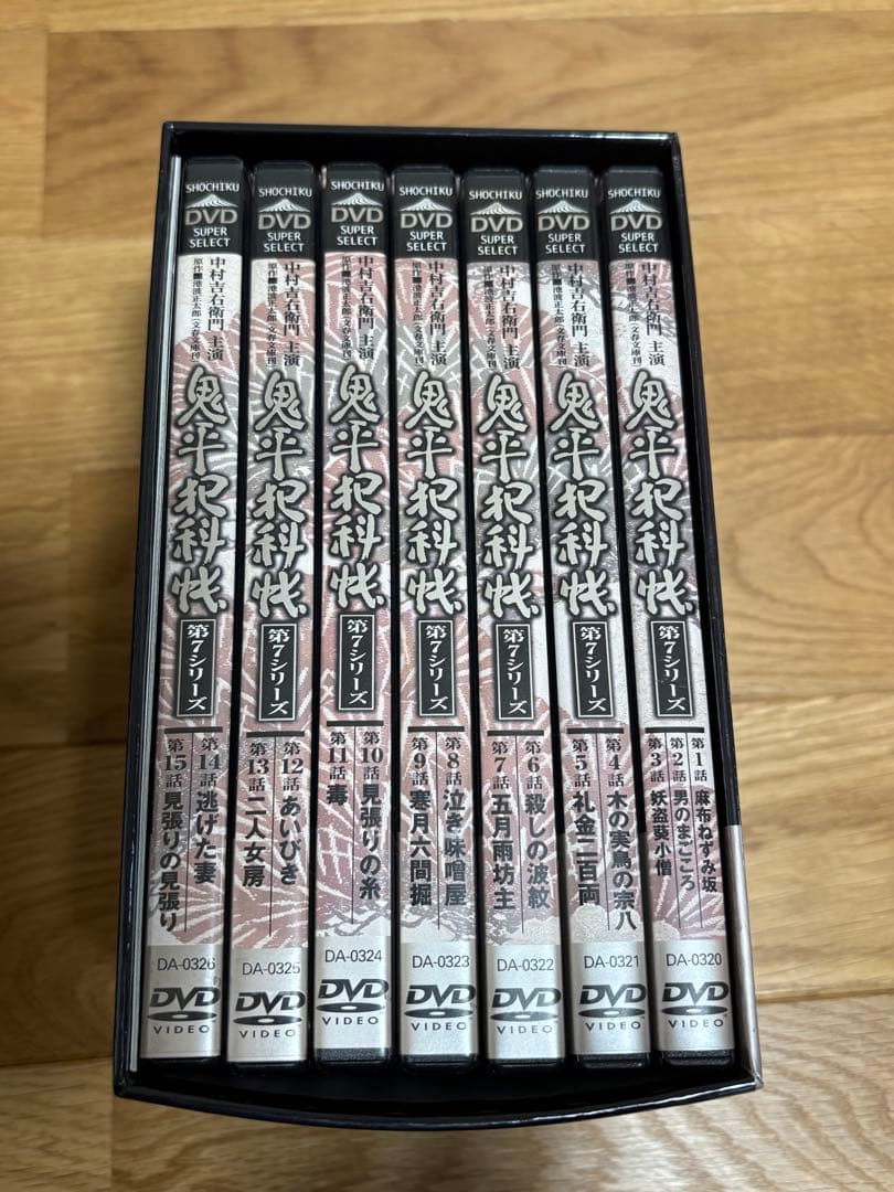 《鬼平犯科帳》第7シリーズ DVD BOX 全7枚