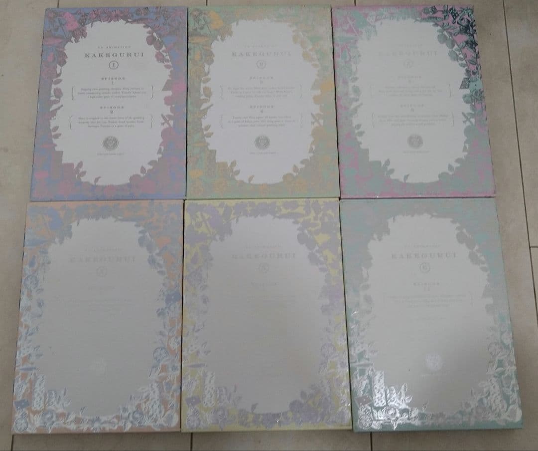 賭ケグルイ DVD 全巻セット 1期 【箱キズ・シミ汚れあり】