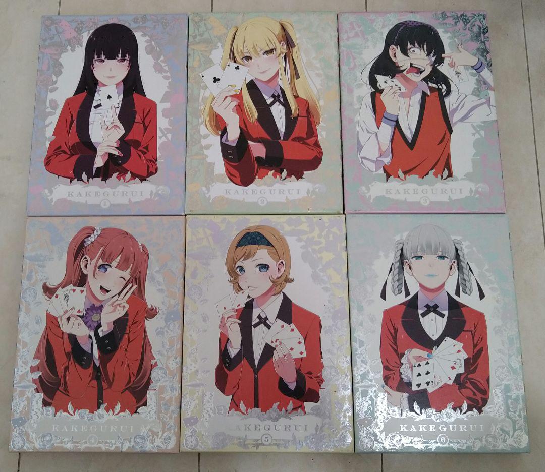 賭ケグルイ DVD 全巻セット 1期 【箱キズ・シミ汚れあり】