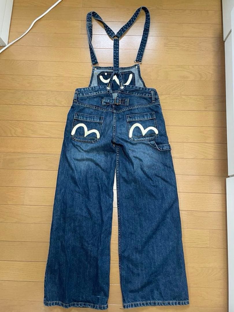 evisuデニムサロペット オーバーオール
