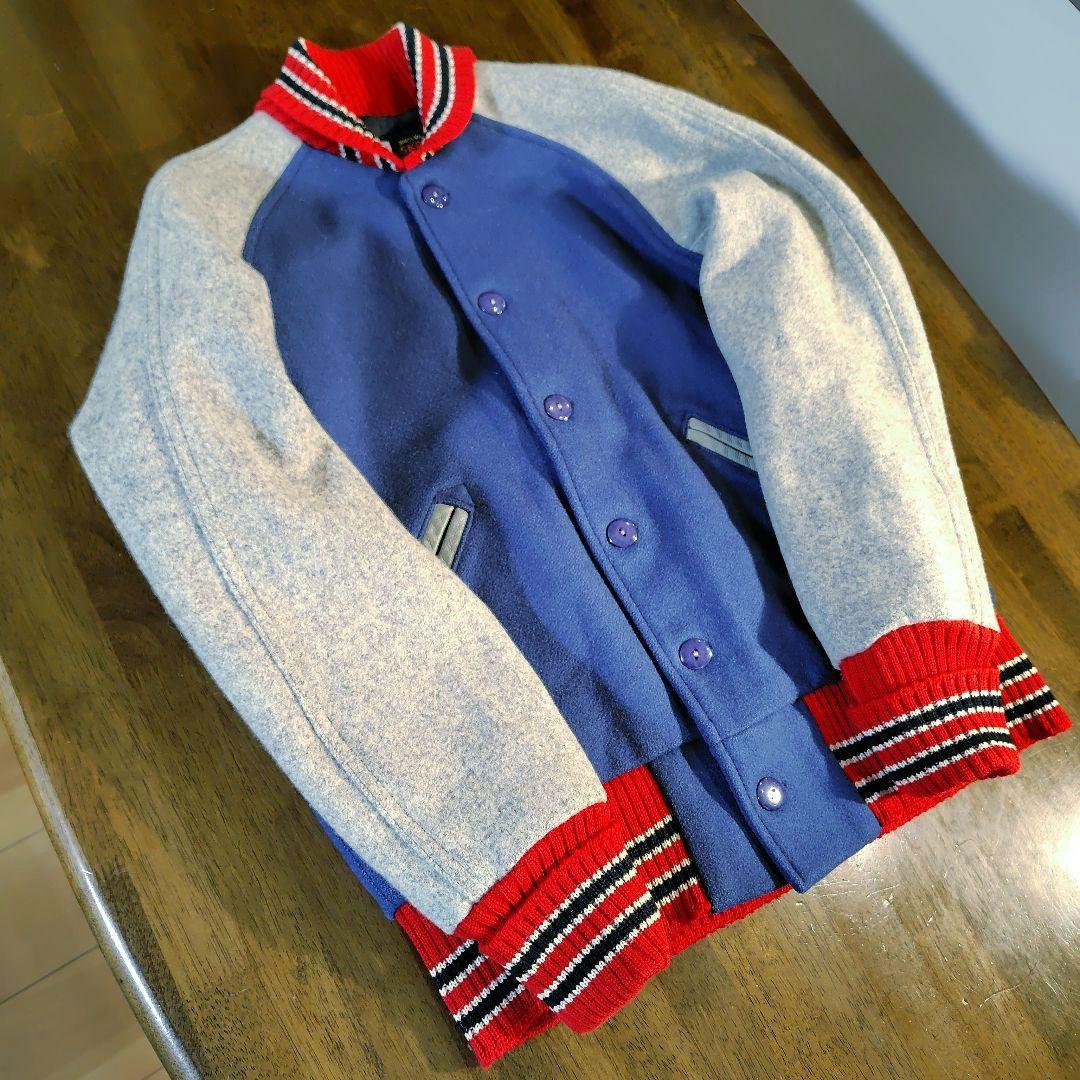 SKOOKUM スクーカム スタジャン 36 ブルー レッド グレー Mアメリカ