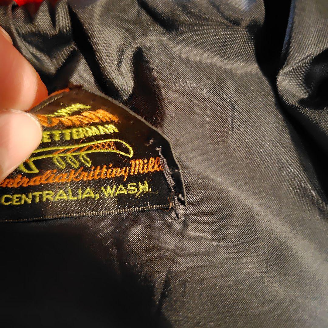 SKOOKUM スクーカム スタジャン 36 ブルー レッド グレー Mアメリカ