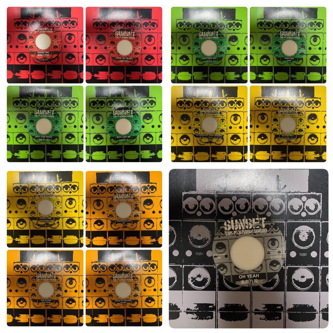 JAP / JAM レコード 7inch 13枚セット sunset レーベル