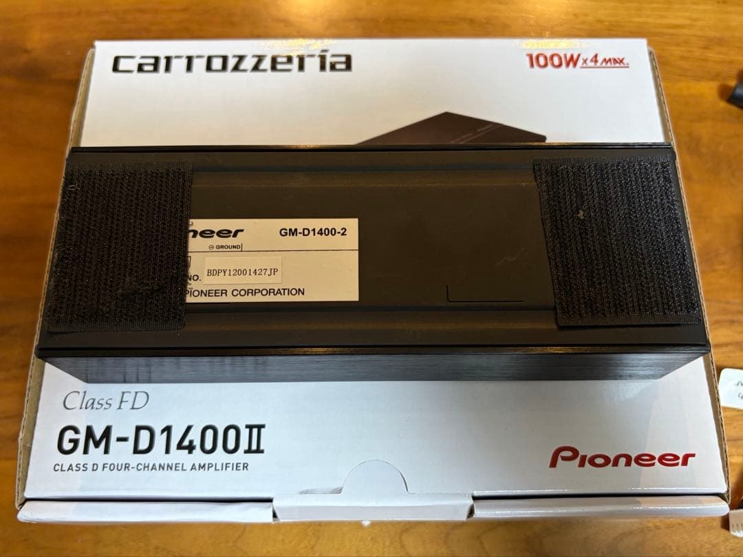 Pioneer carrozzeria GM-D1400II アンプ