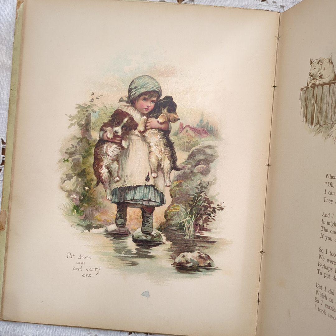 超稀少1885 ハリエットベネット 絵本ヴィクトリアン 洋書児童書 アンティーク