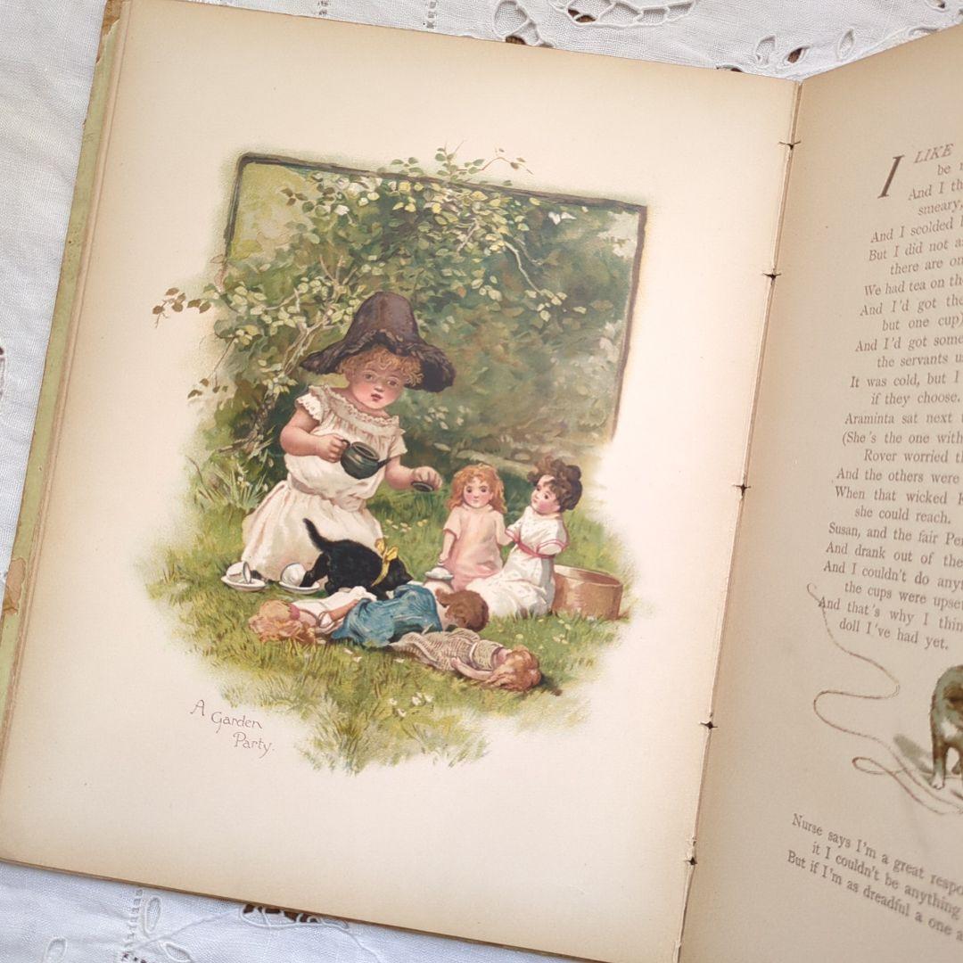 超稀少1885 ハリエットベネット 絵本ヴィクトリアン 洋書児童書 アンティーク