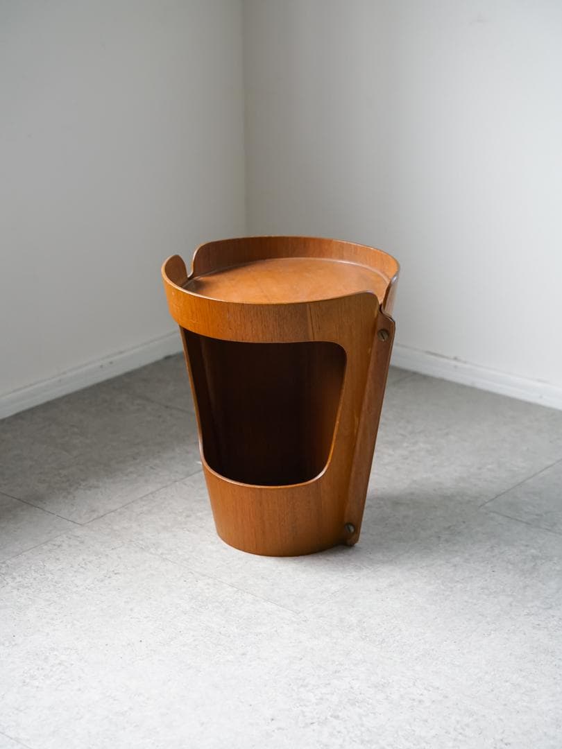 60-70's ヴィンテージ サイドテーブル/収納 ミッドセンチュリー モダン