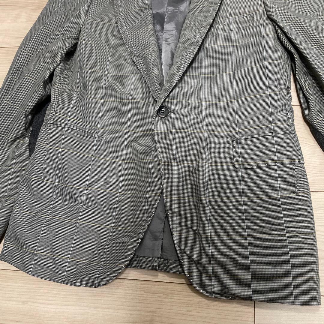 ジュンヤワタナベ テーラード ジャケット　千鳥チェック　エルボーパッチ2009