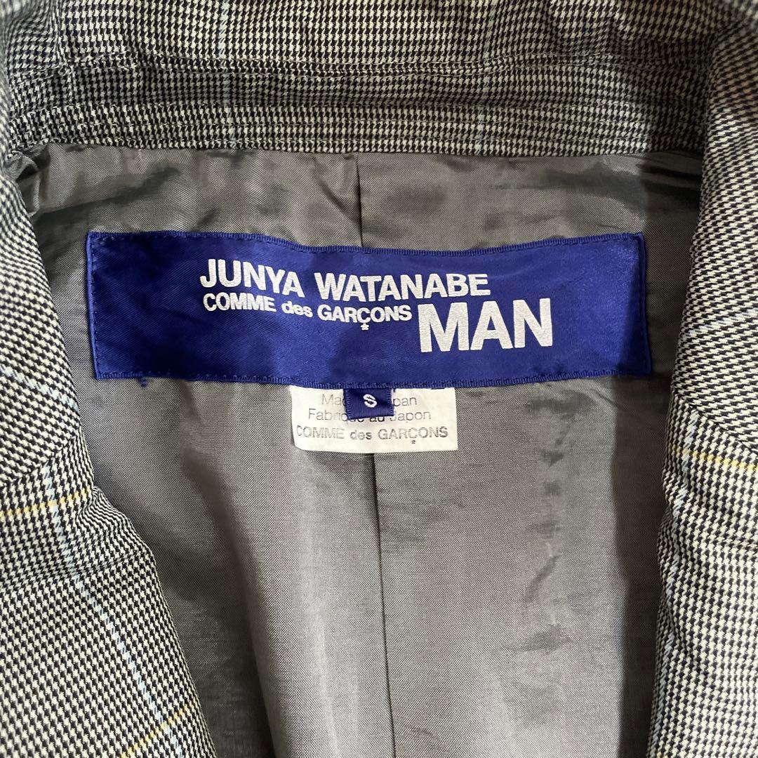 ジュンヤワタナベ テーラード ジャケット　千鳥チェック　エルボーパッチ2009