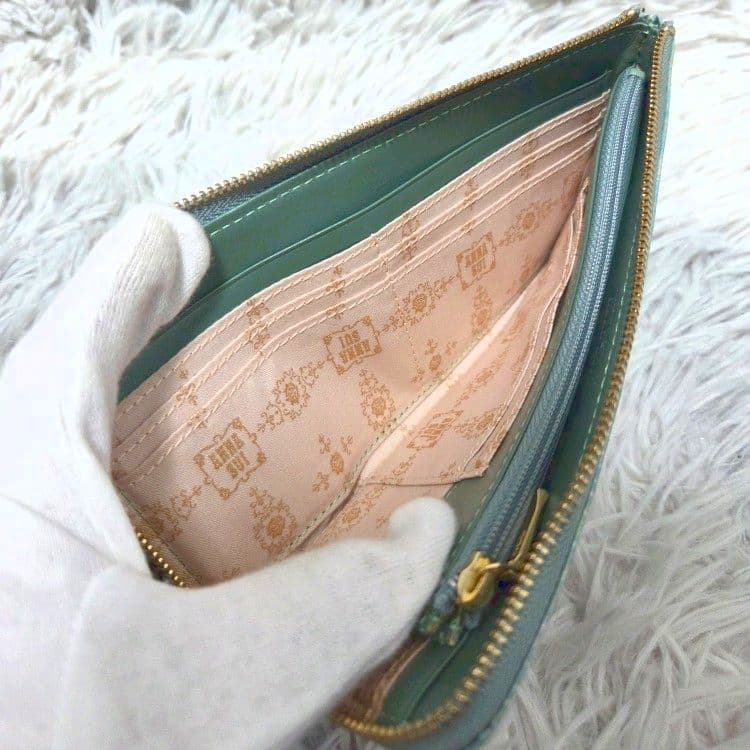 新品未使用❀ANNA SUI アナスイ ローズハート L字ファスナ－ 長財布