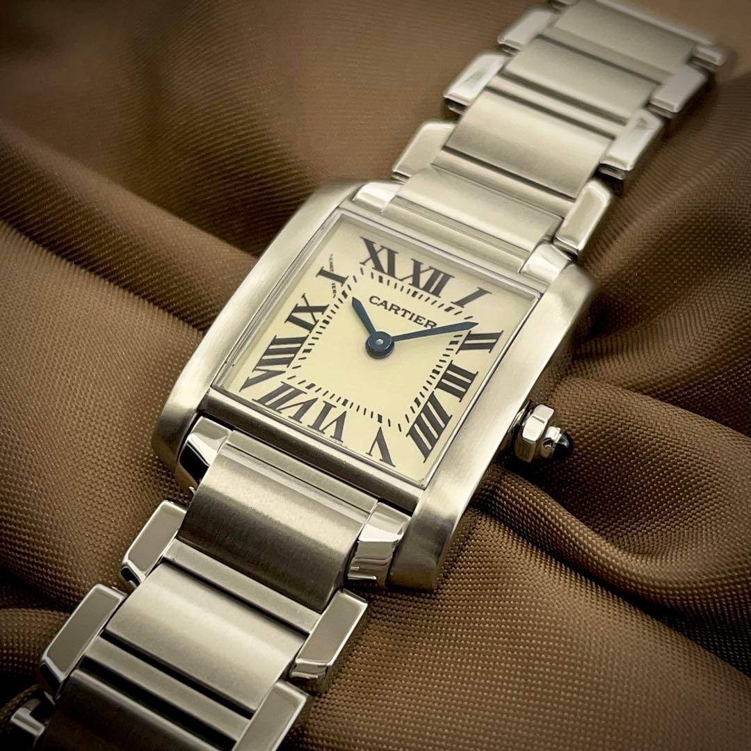 T212 カルティエ タンクフランセーズSM W51008Q3 クォーツ