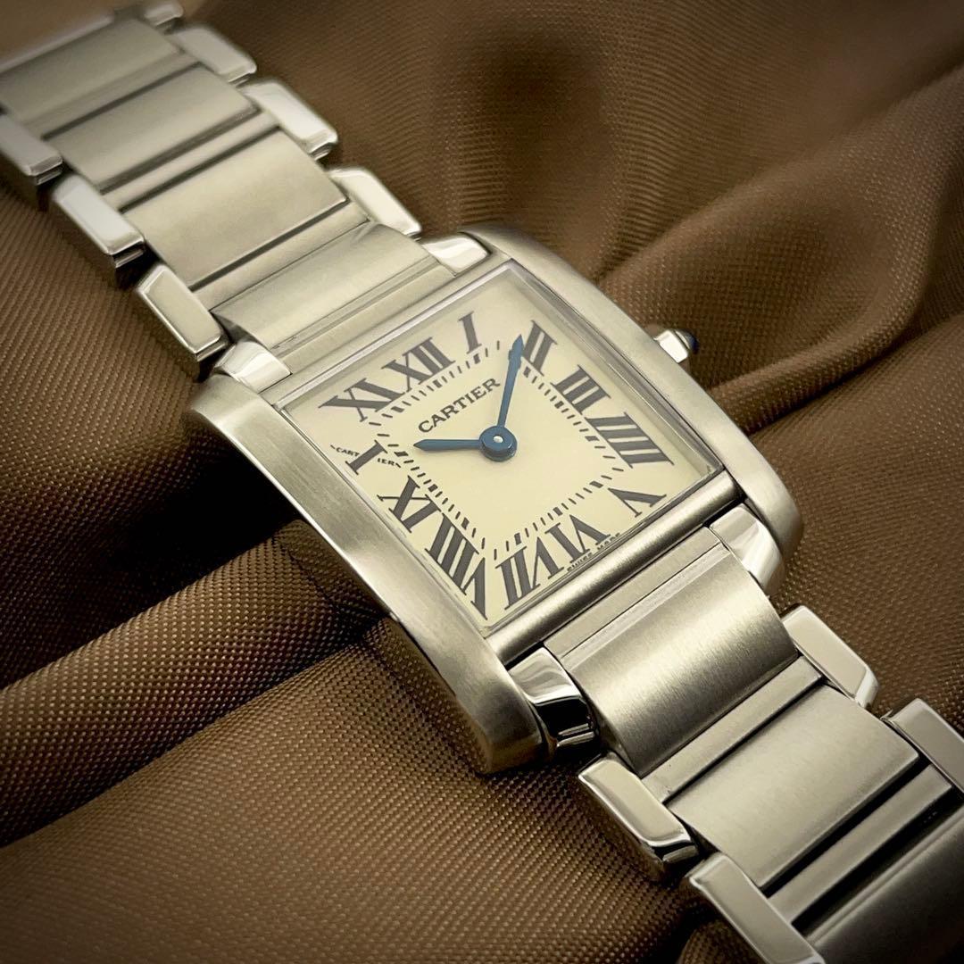 T212 カルティエ タンクフランセーズSM W51008Q3 クォーツ