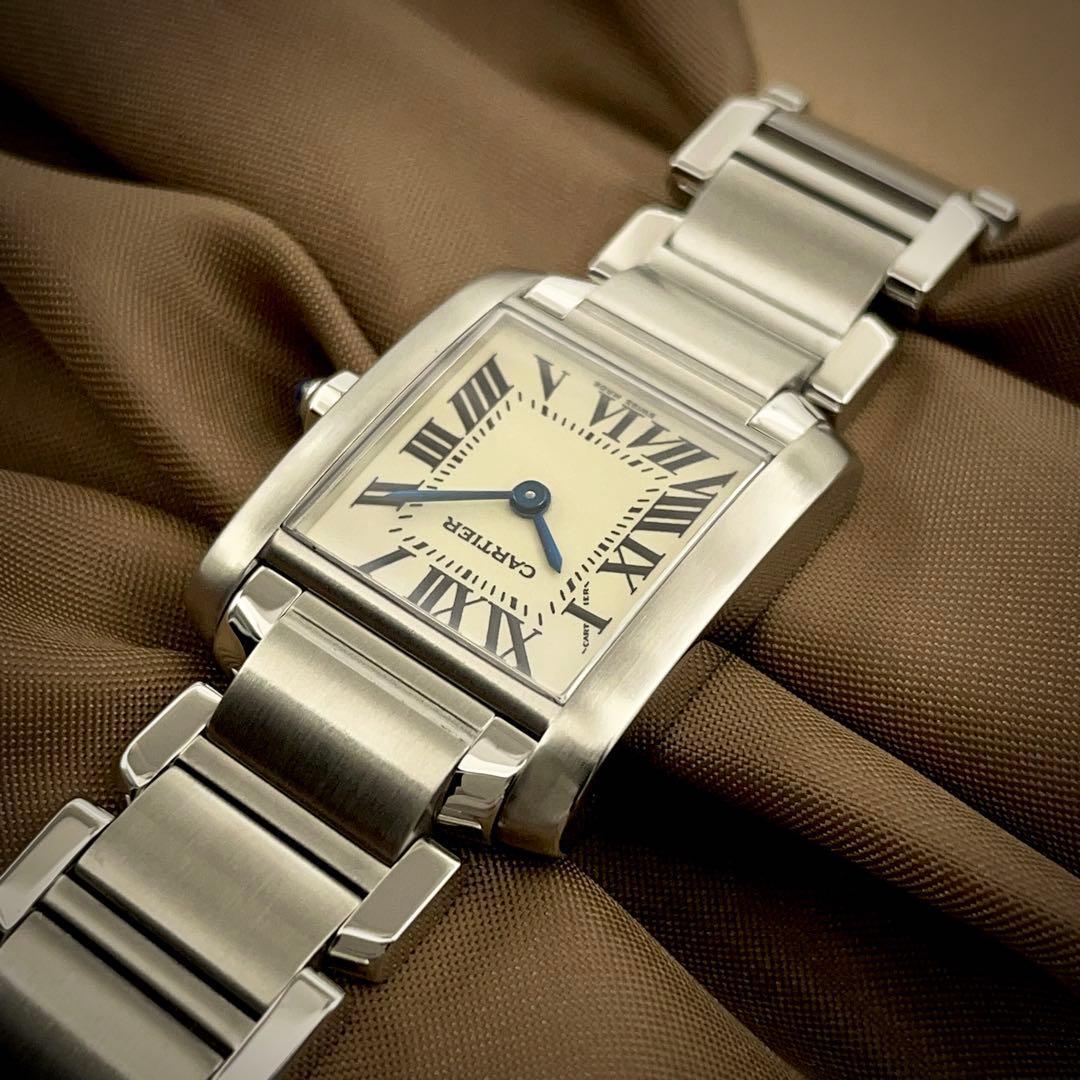 T212 カルティエ タンクフランセーズSM W51008Q3 クォーツ