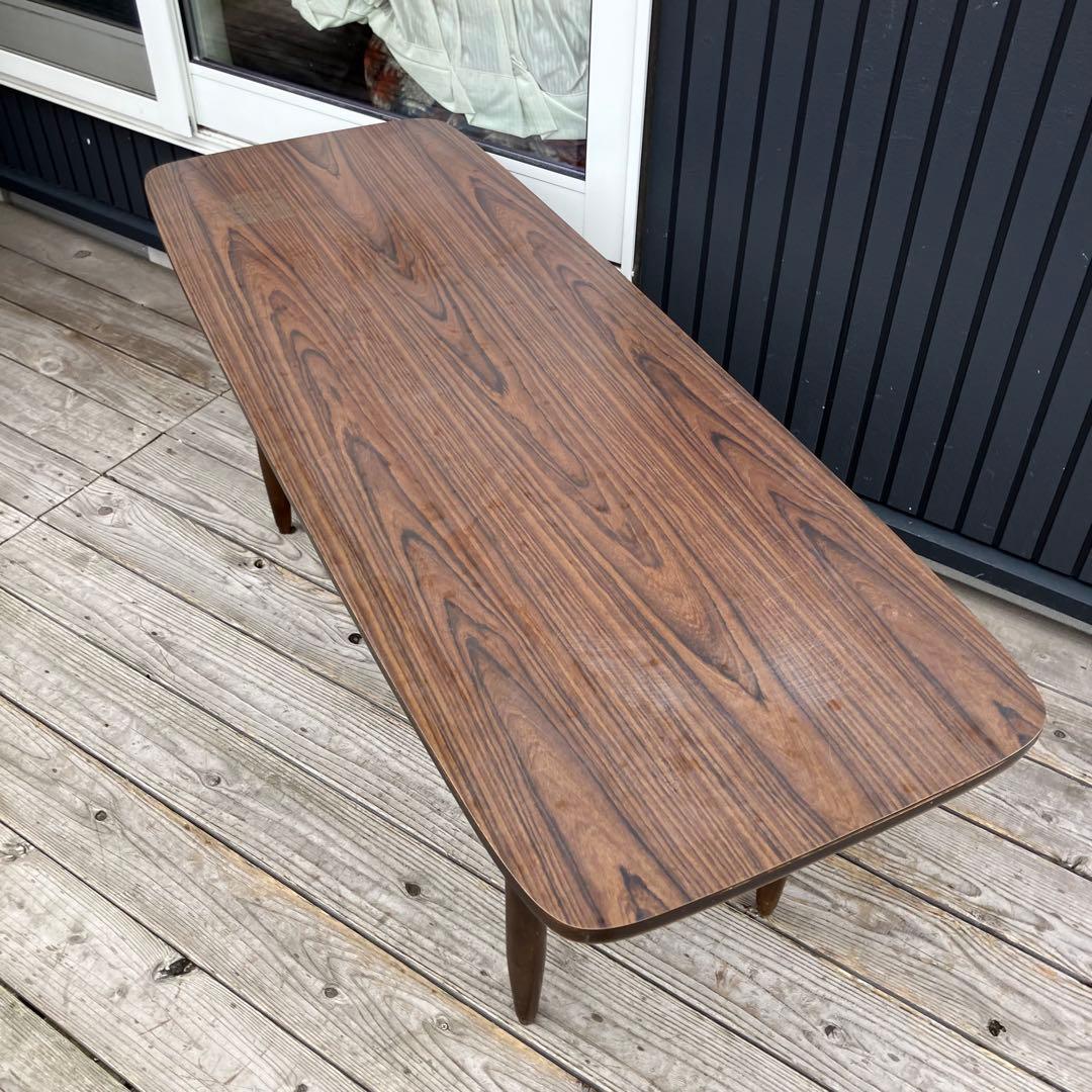 昭和レトロ ミッドセンチュリー 大型コーヒーテーブル センターテーブル カフェ