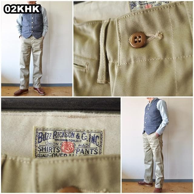 バズリクソンズ　BUZZRICKSONS　 チノパンツ　40025 33