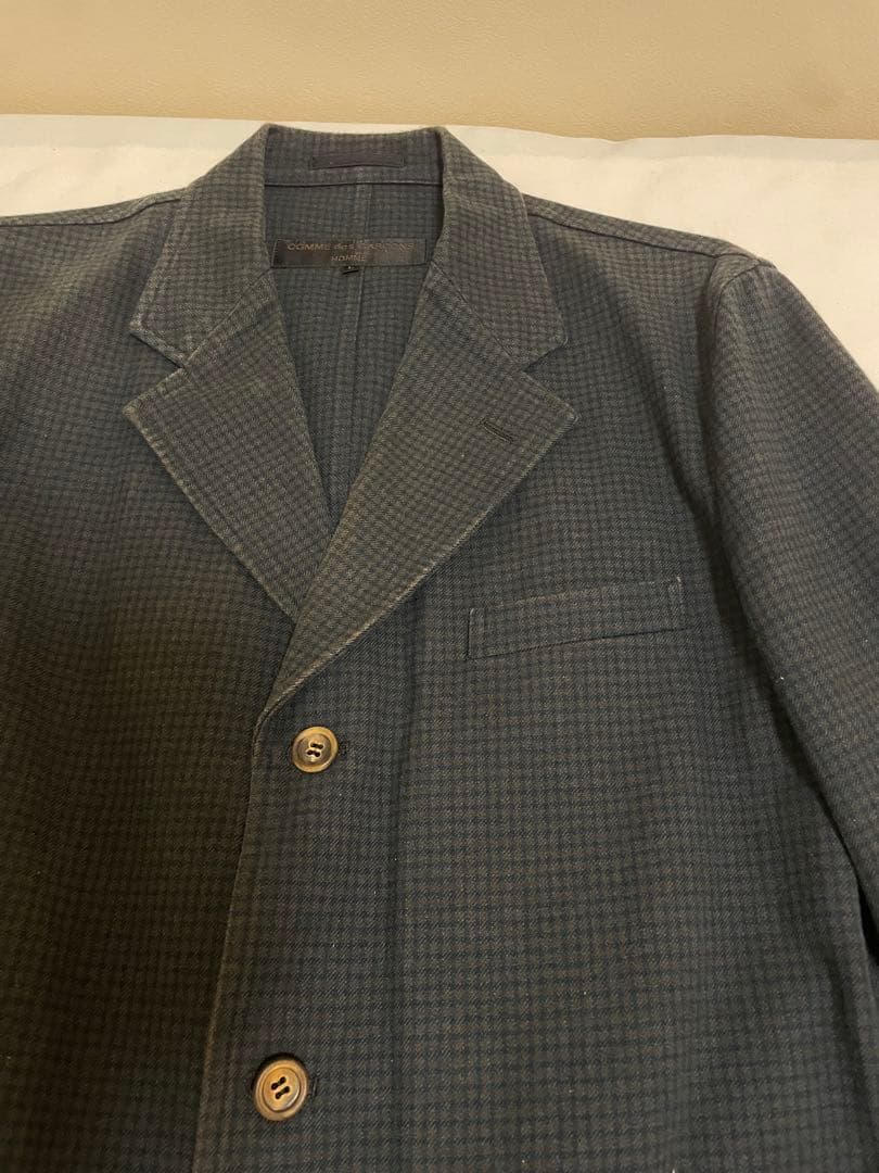 コムデギャルソンオム　テーラードジャケット　綿　コットン　2002 田中オム