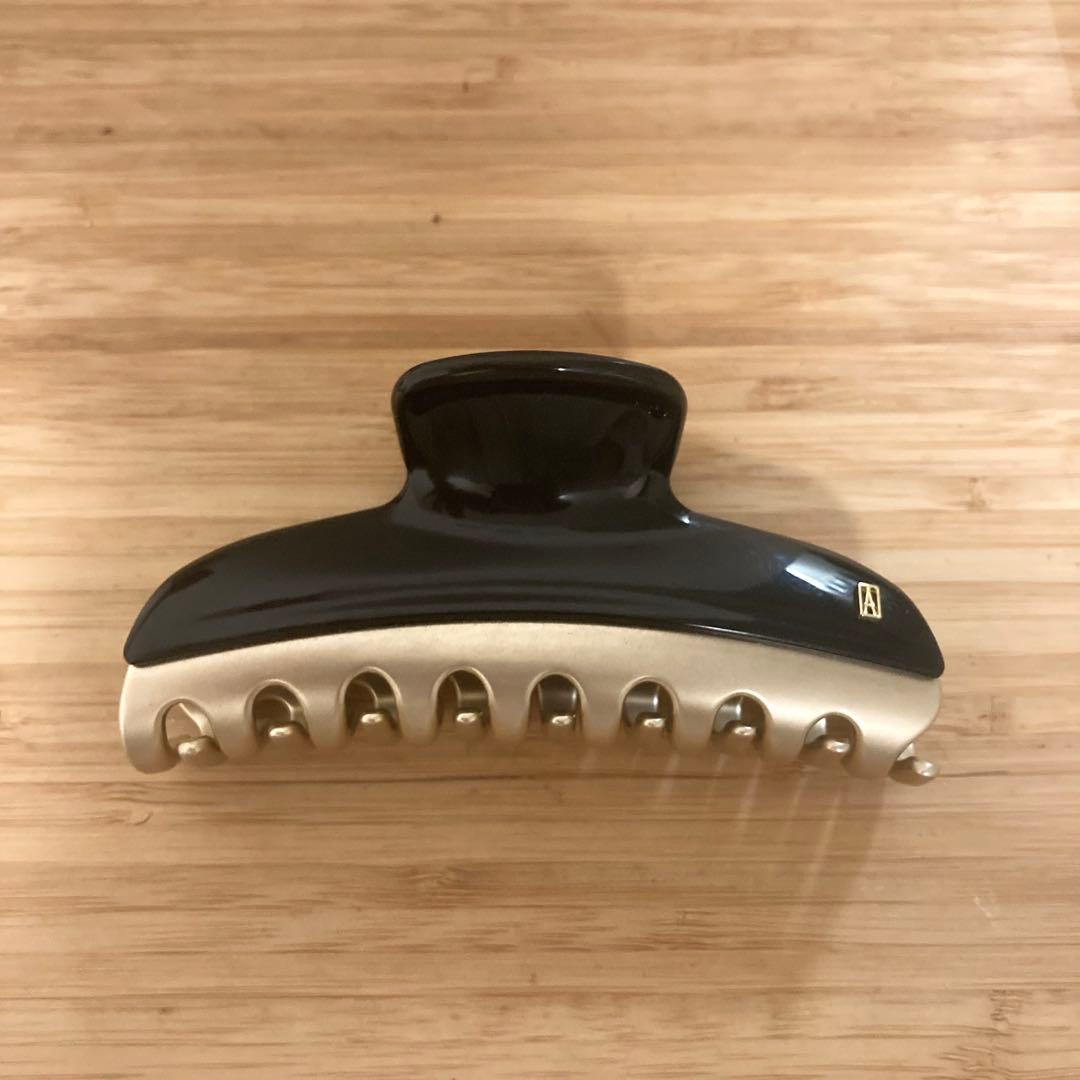 ALEXANDRE DE PARIS ヴァンドームLクリップ 黒/金