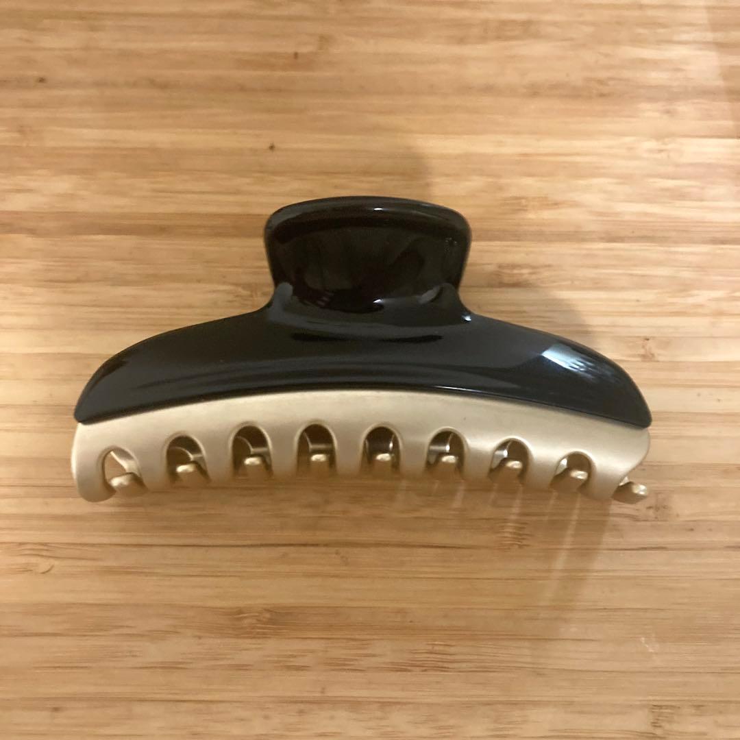 ALEXANDRE DE PARIS ヴァンドームLクリップ 黒/金