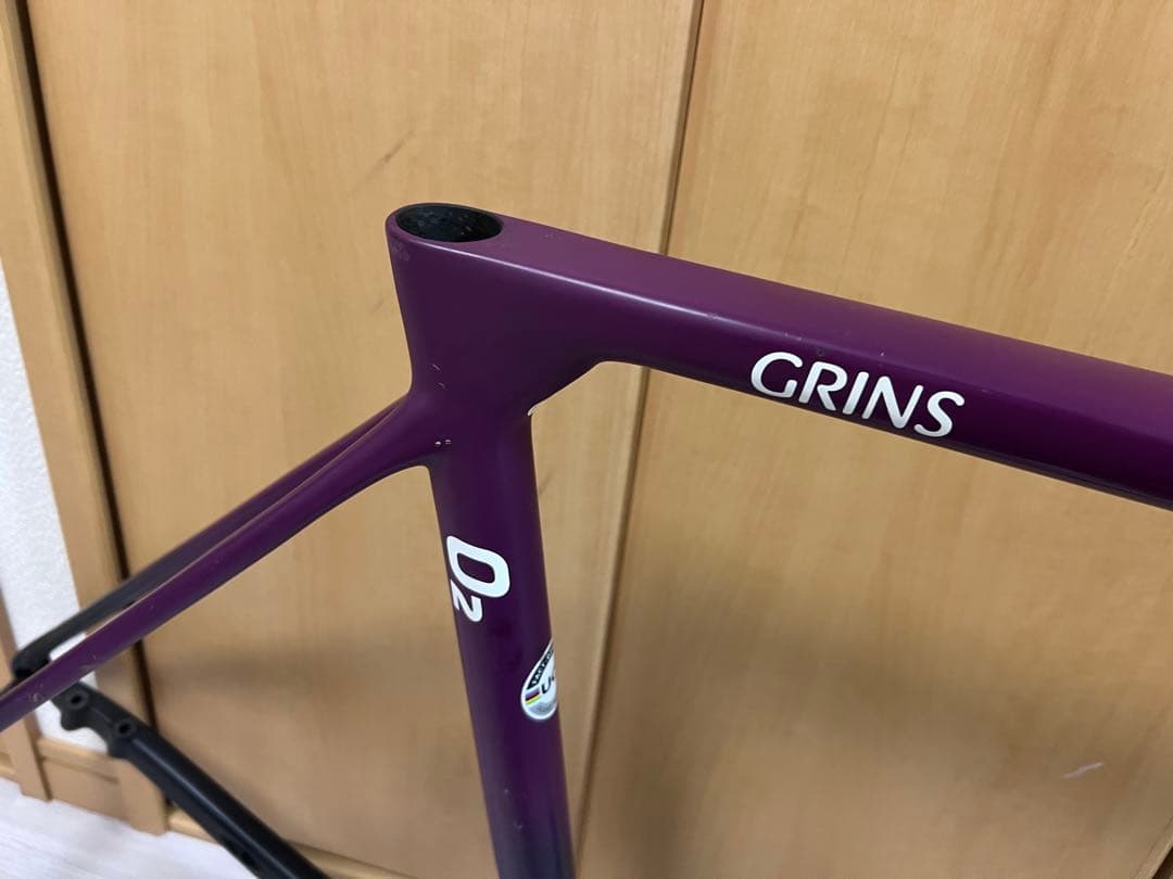 FACTOR O2 ロードバイクフレーム ミッドナイトピンク54サイズ