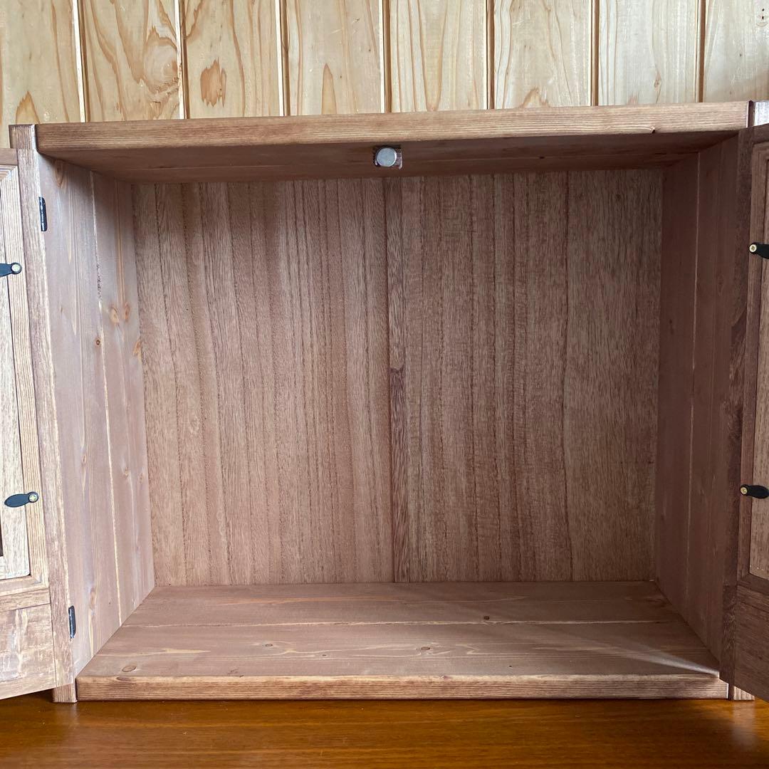 まるまる　人形用木製収納ケース　ハンドメイド　ブライス　アイシードール