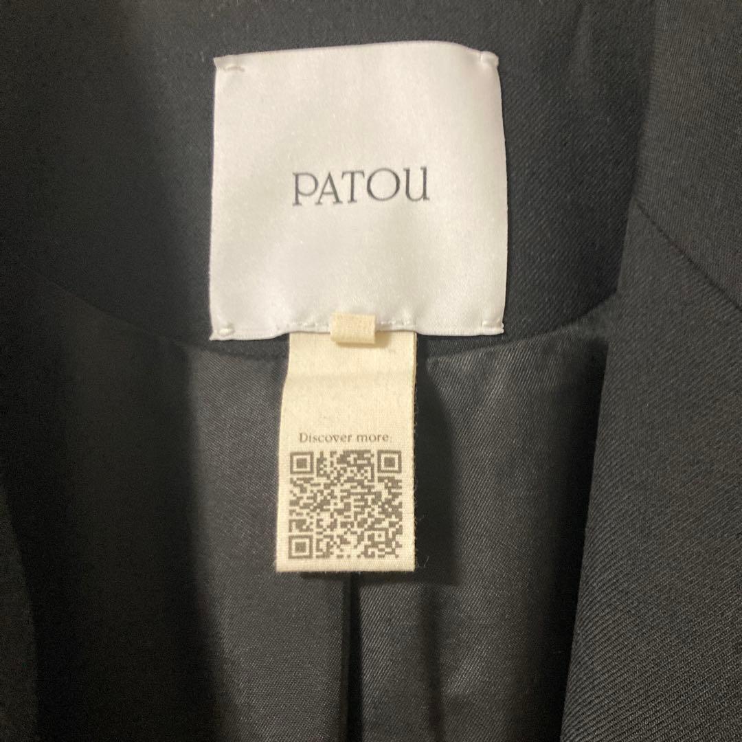 PATOU ブラック テーラードジャケット