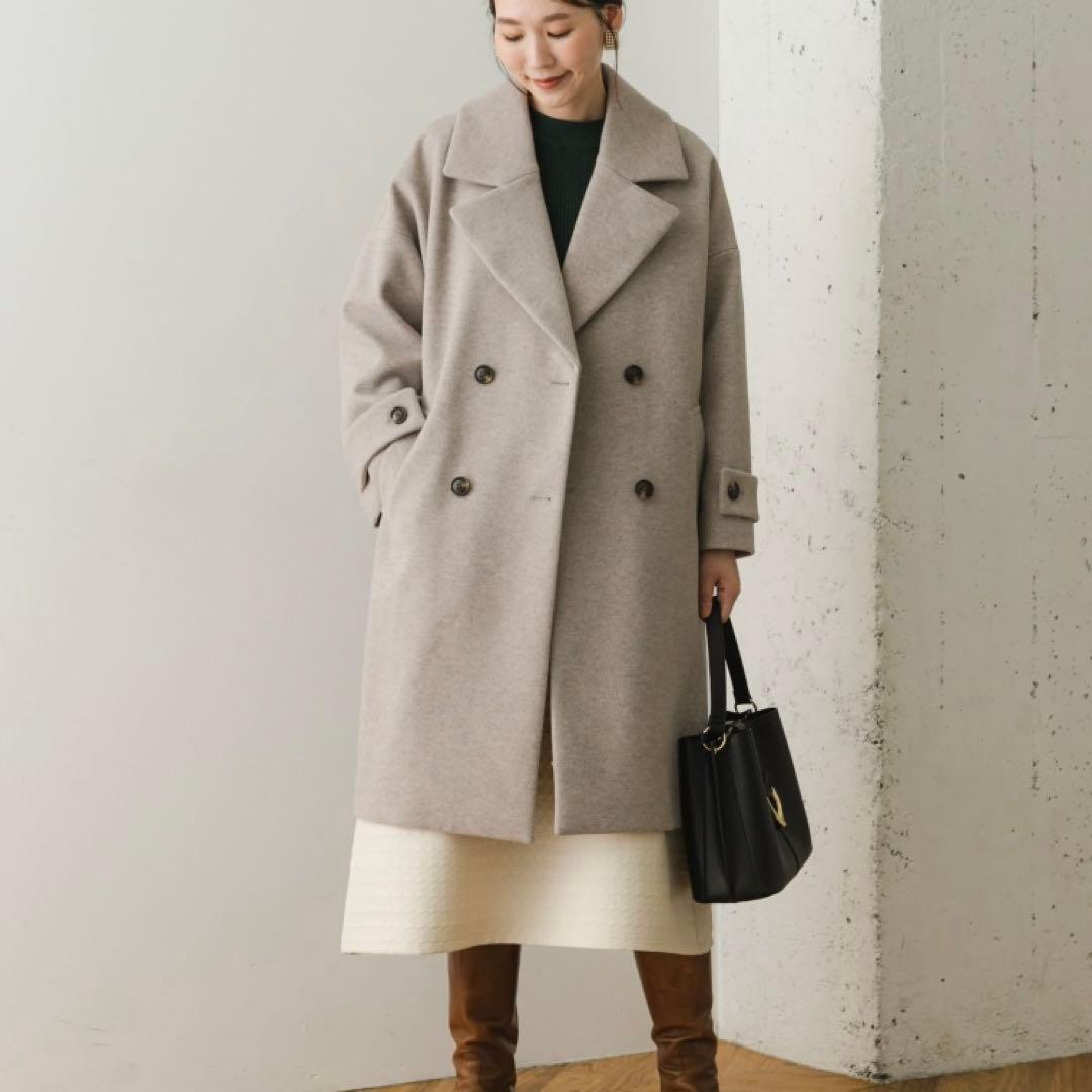 『UR TECH』F by ROSSO　ビッグカラーコート