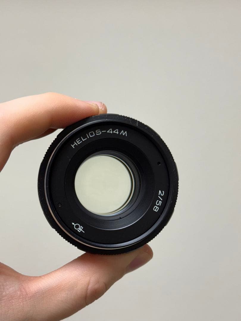Helios-44M 58mm F2 M42 単焦点レンズ 前後キャップ