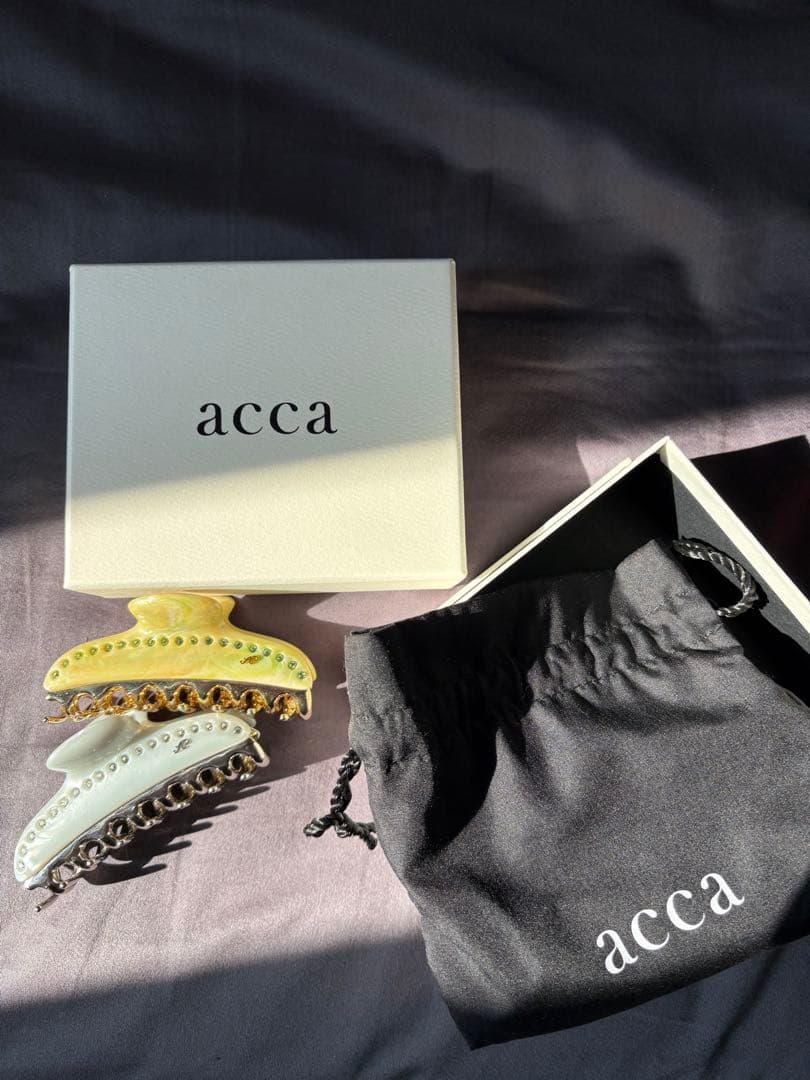 acca ヘアクリップ 2個セット　未使用