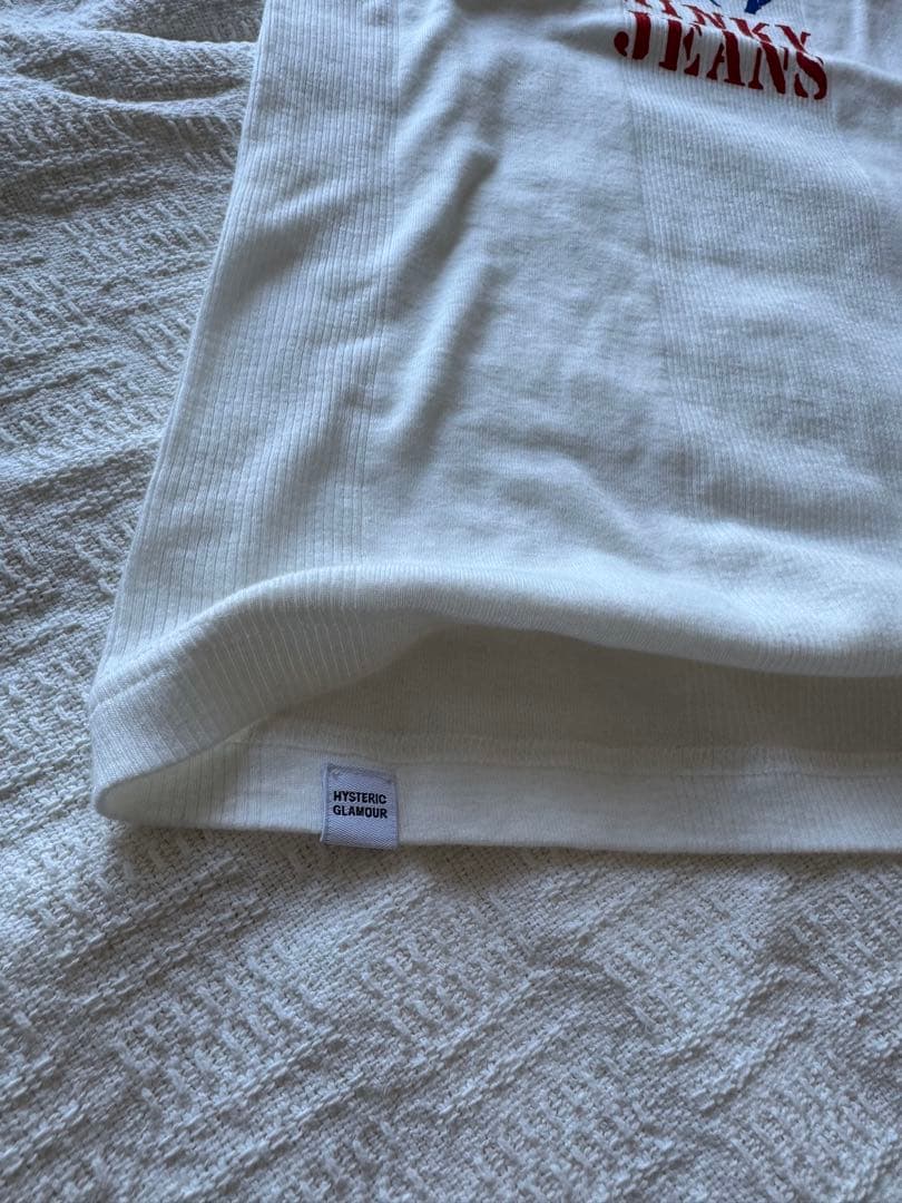 HYSTERIC GLAMOUR HYS KINKY JEANS タンクトップ白