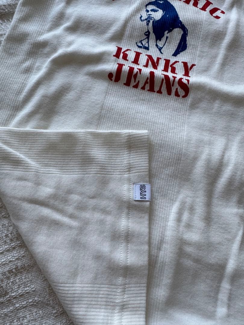 HYSTERIC GLAMOUR HYS KINKY JEANS タンクトップ白