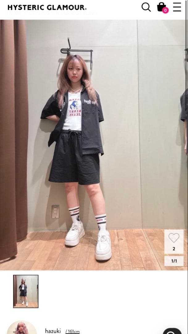 HYSTERIC GLAMOUR HYS KINKY JEANS タンクトップ白