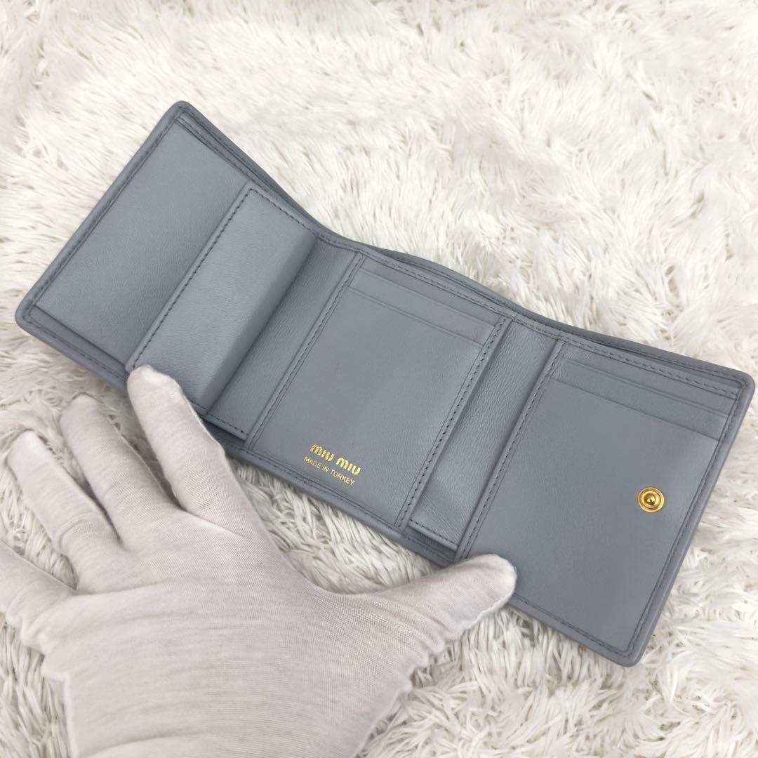 極上美品⭐️RFID内蔵 MIUMIU ミュウミュウ マテラッセ 財布 現行