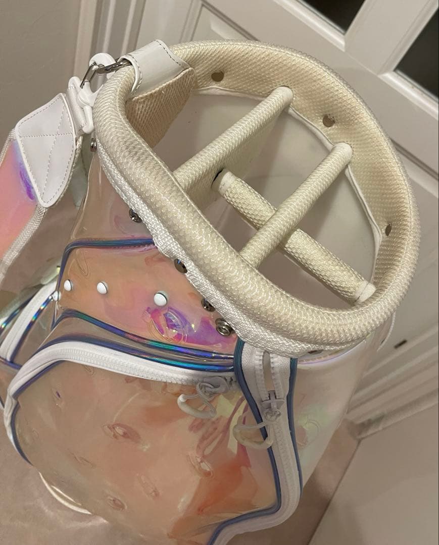 yuki様【お値下げ】HONMA ホンマ　レインボー　透明 キャディバッグ