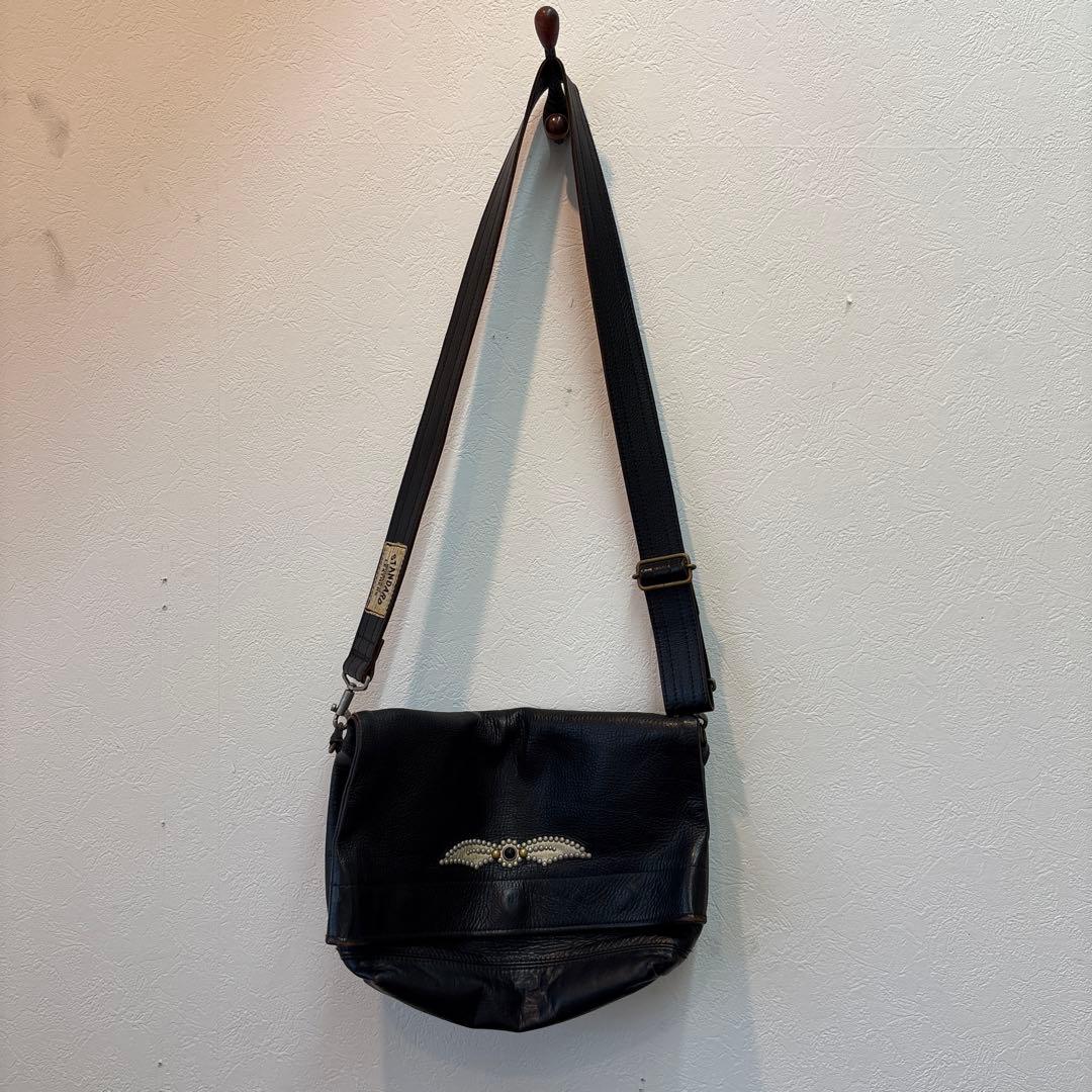 超貴重　廃盤品　STANDARD　ショルダーバッグ　本革　モーターサイクル