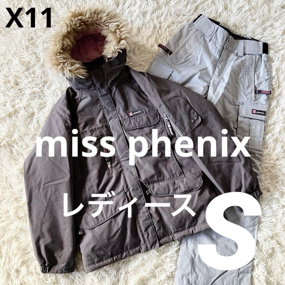 #X11✨miss phenix✨スキー スノボ ウェア 上下 レディースS