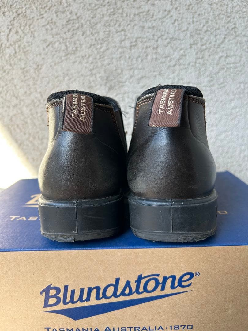 Blundstone ORIGINALS サイドゴアブーツ ダークブラウン