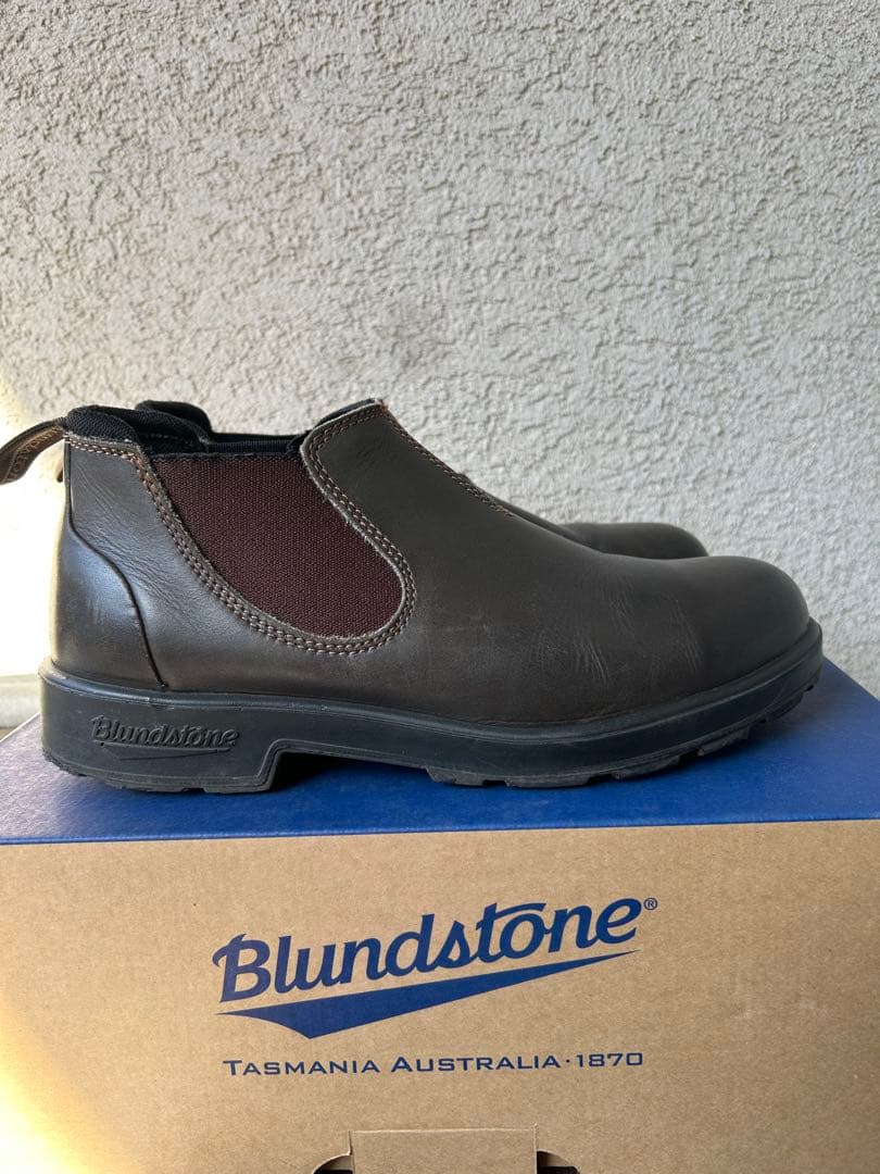 Blundstone ORIGINALS サイドゴアブーツ ダークブラウン