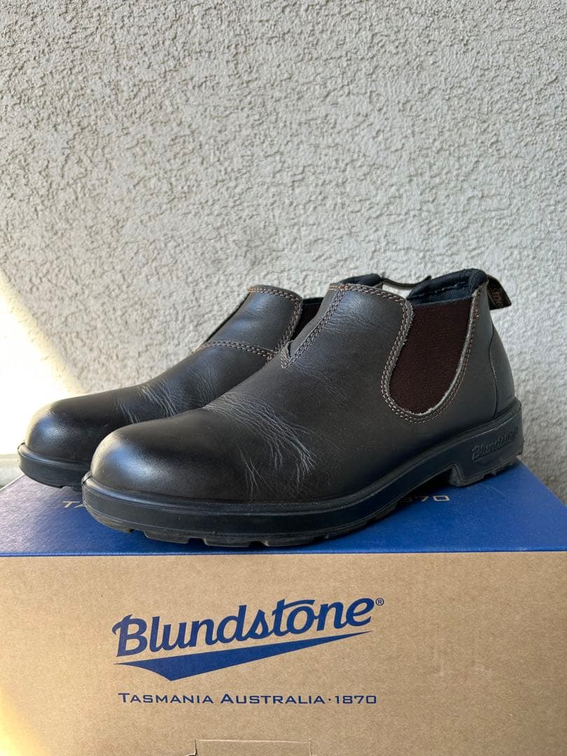 Blundstone ORIGINALS サイドゴアブーツ ダークブラウン